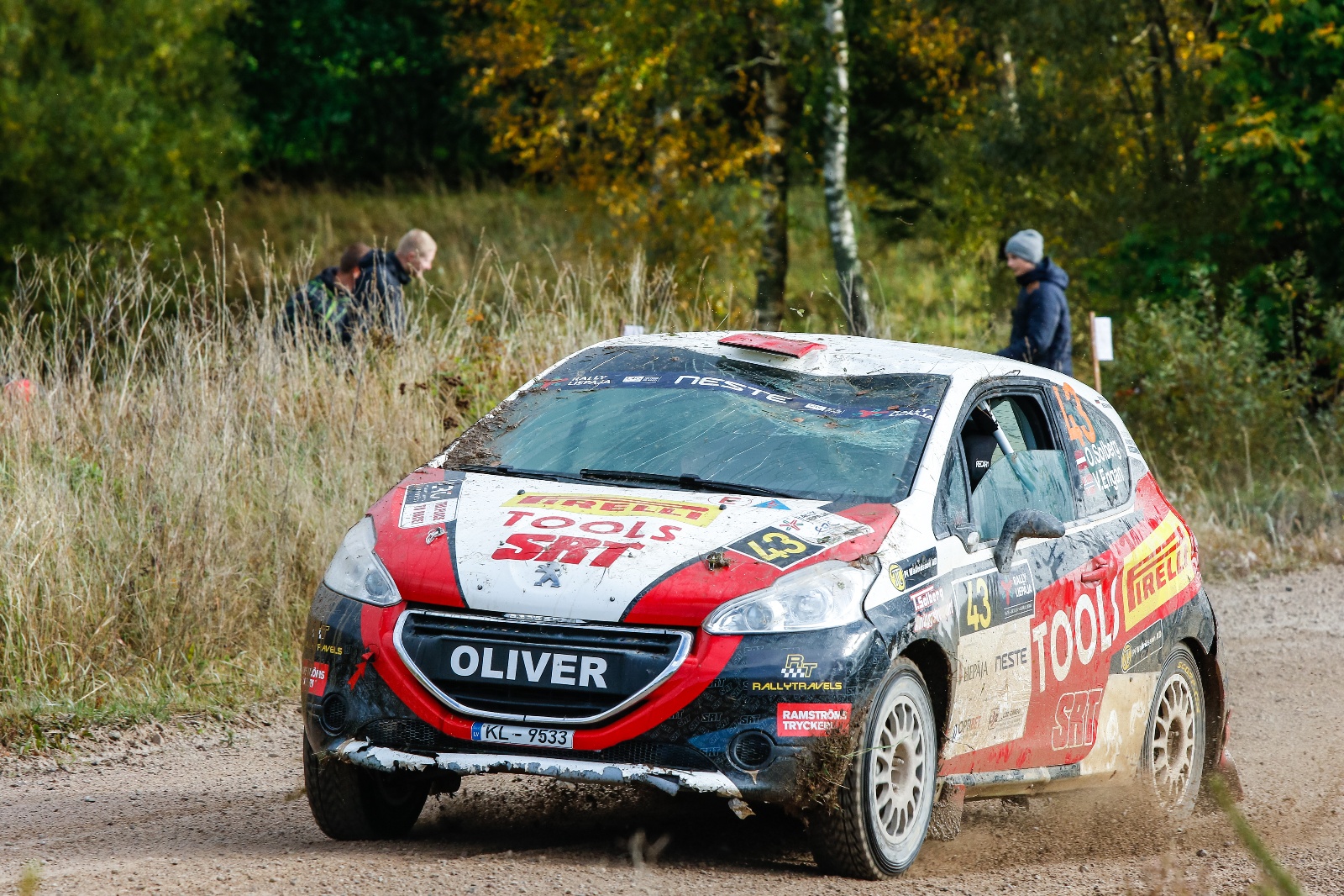 Sportisti Rally Liepāja 2017 trasē