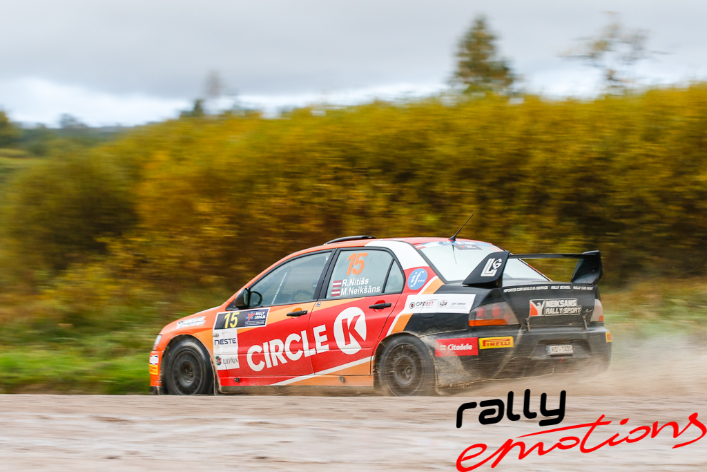 Sportisti Rally Liepāja 2017 trasē