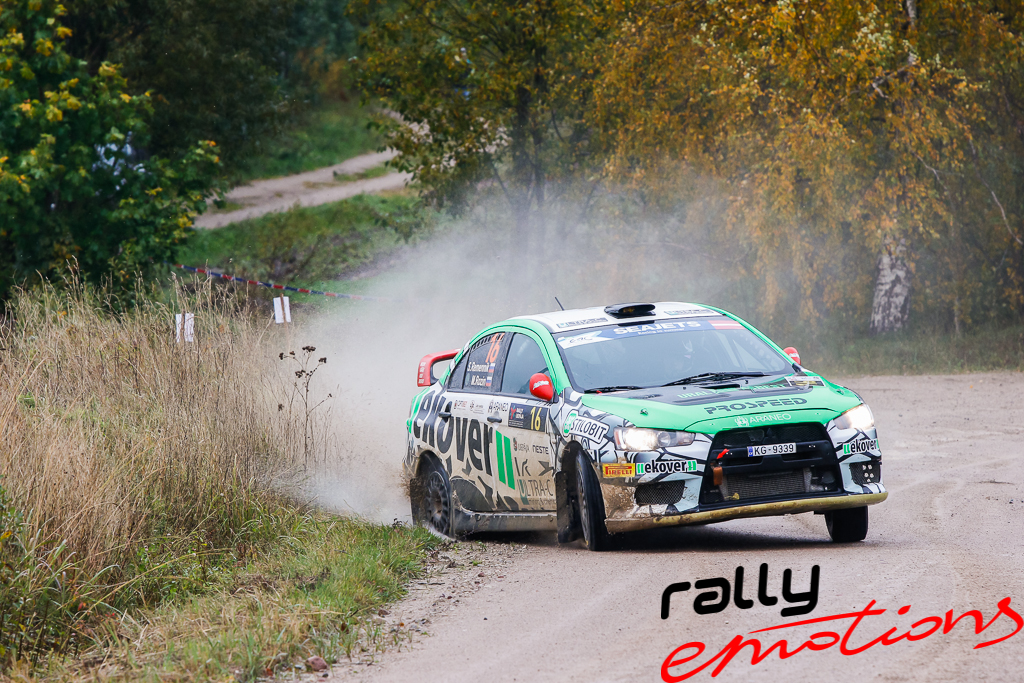 Sportisti Rally Liepāja 2017 trasē