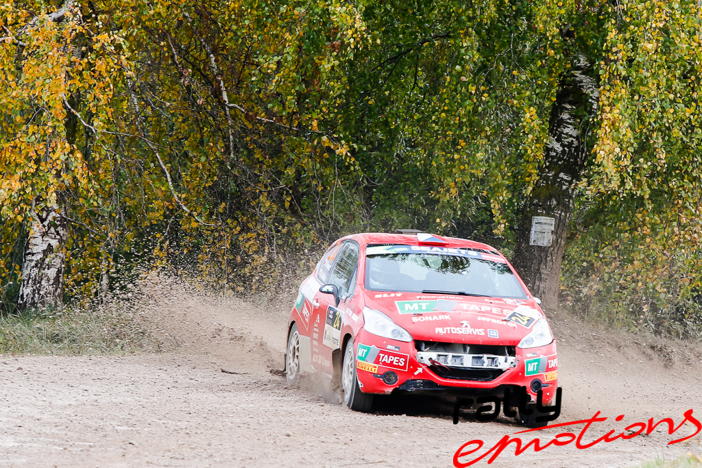 Sportisti Rally Liepāja 2017 trasē