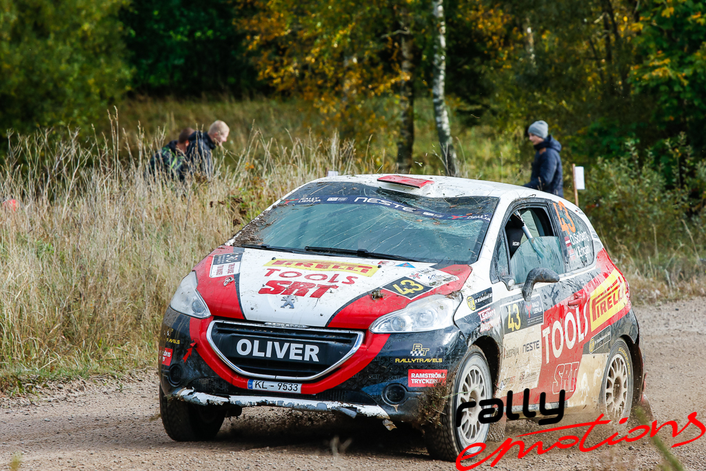 Sportisti Rally Liepāja 2017 trasē