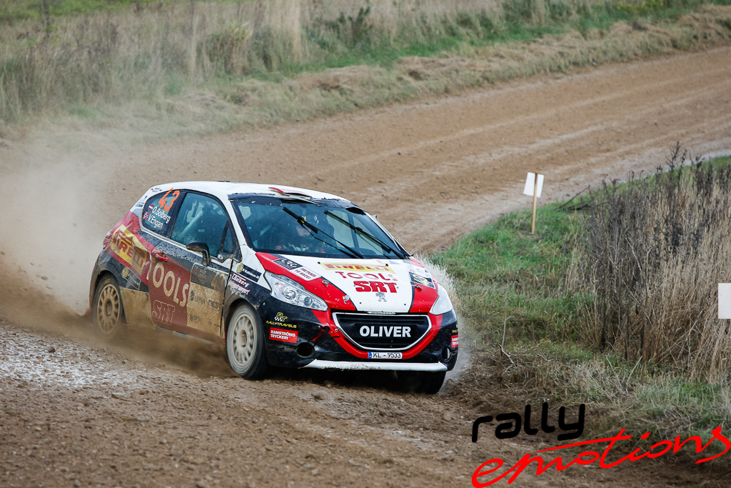 Sportisti Rally Liepāja 2017 trasē