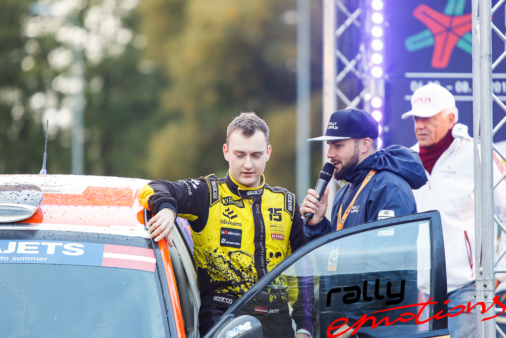 Sportisti Rally Liepāja 2017 trasē