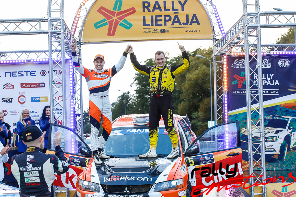 Sportisti Rally Liepāja 2017 trasē